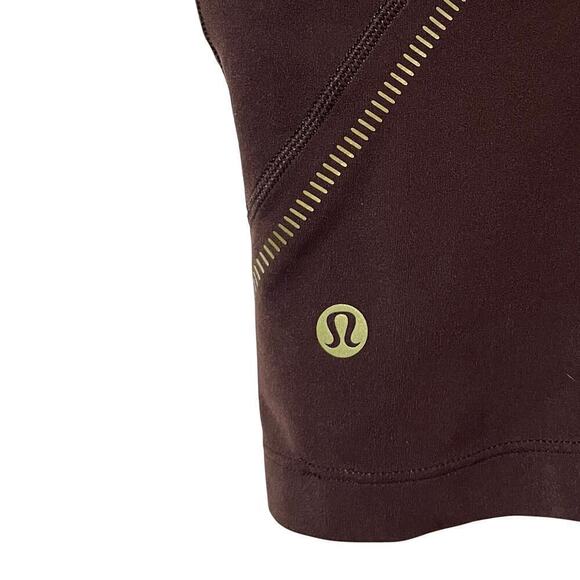 Lululemon Align Athletic Tank Top Size 4 Brown Gold Yoga Gym Workout EUC - Picture 4 of 7